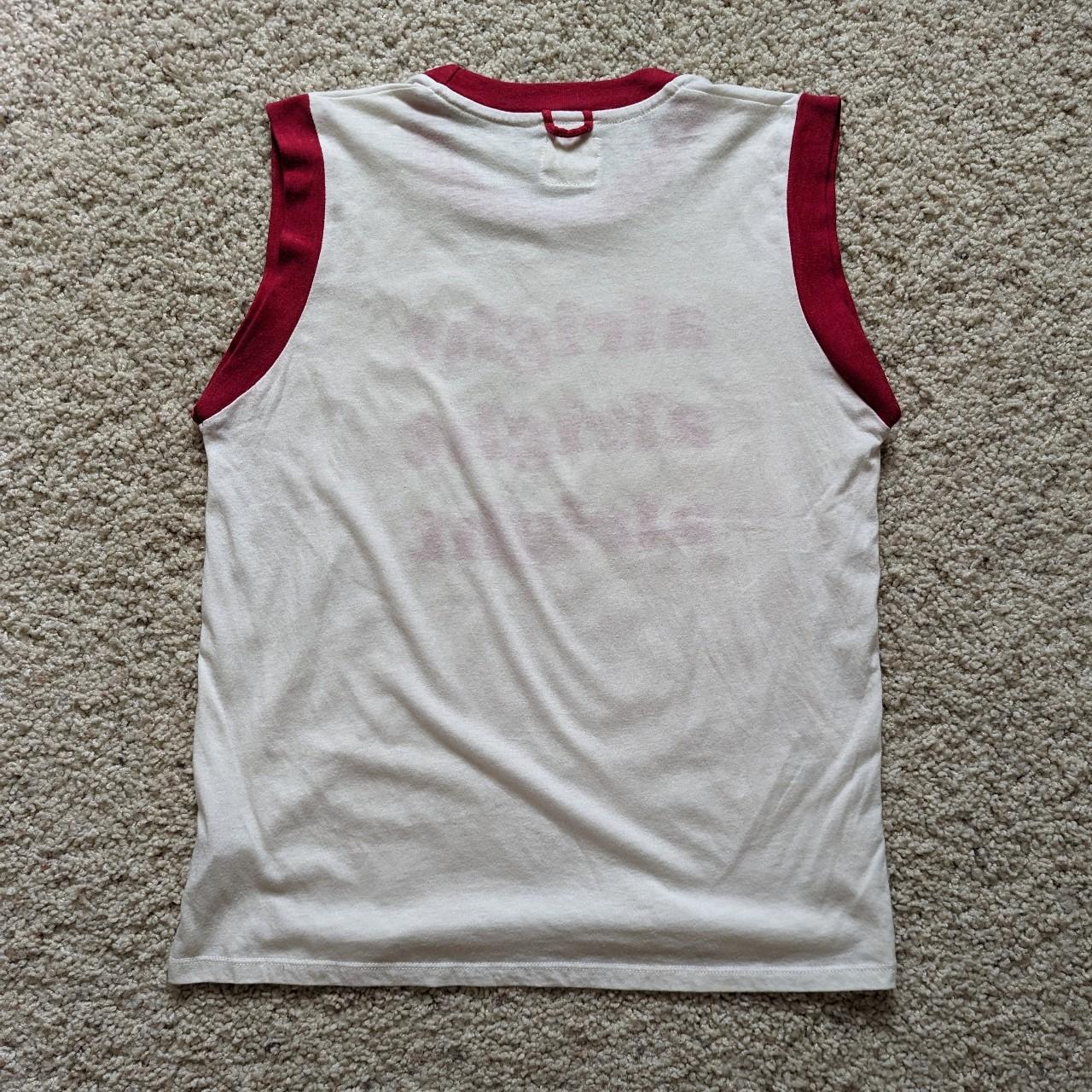 Camp Collection Women's White and Red Vest (2)