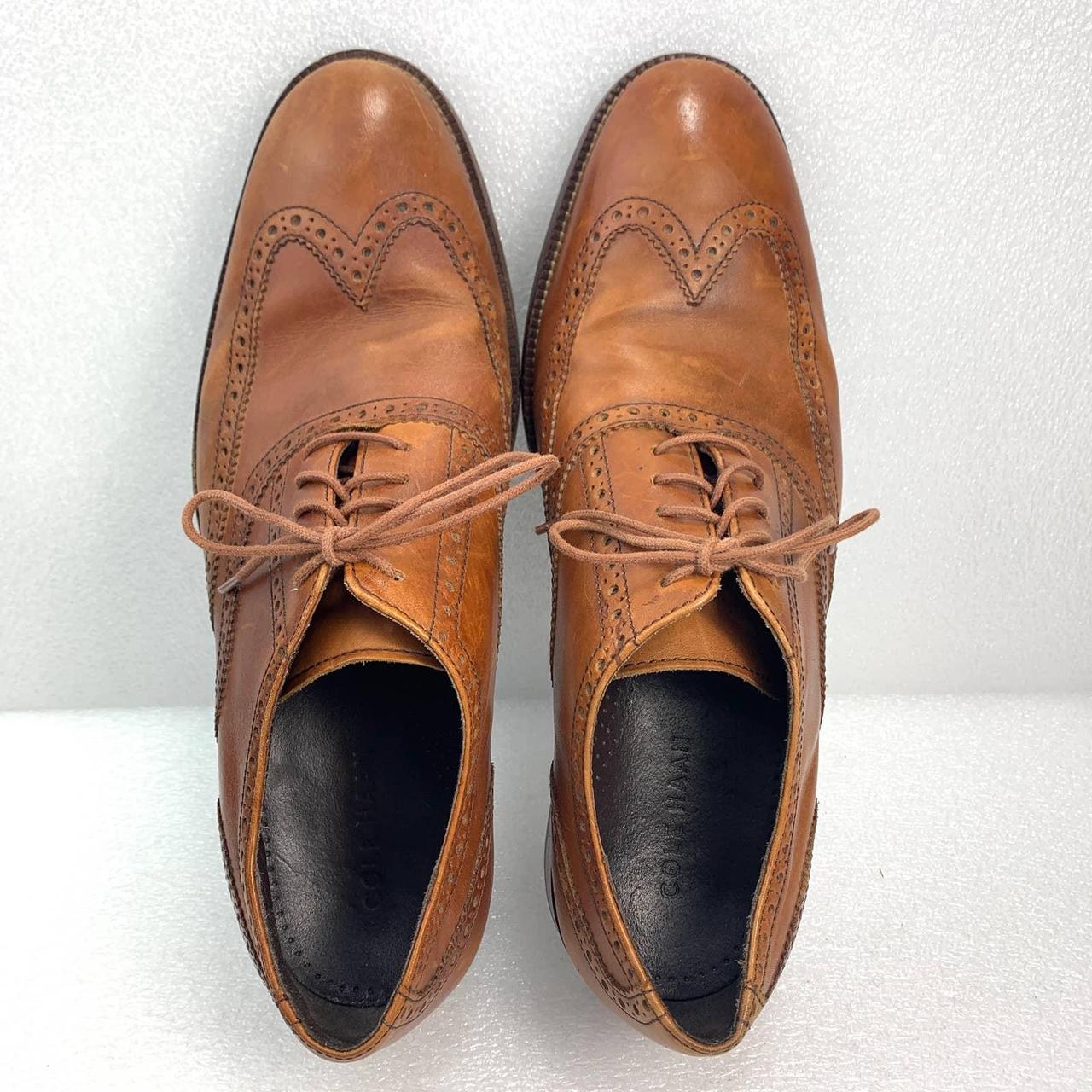 Cole Haan Wingtip Leather Brogues Lace up Dress... - Depop