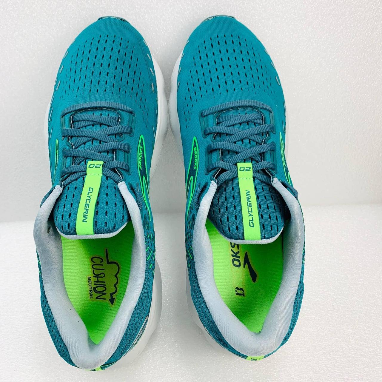 brooks-men-s-green-trainers-depop