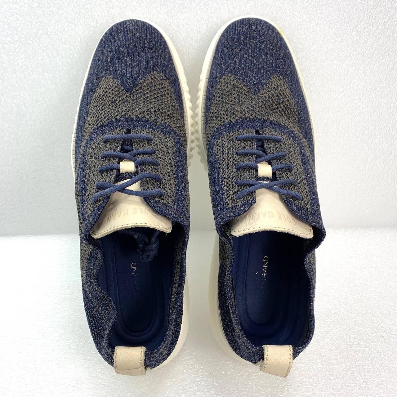 Cole Haan ZERØGRAND Stitchlite Knit Shoes in Navy Depop