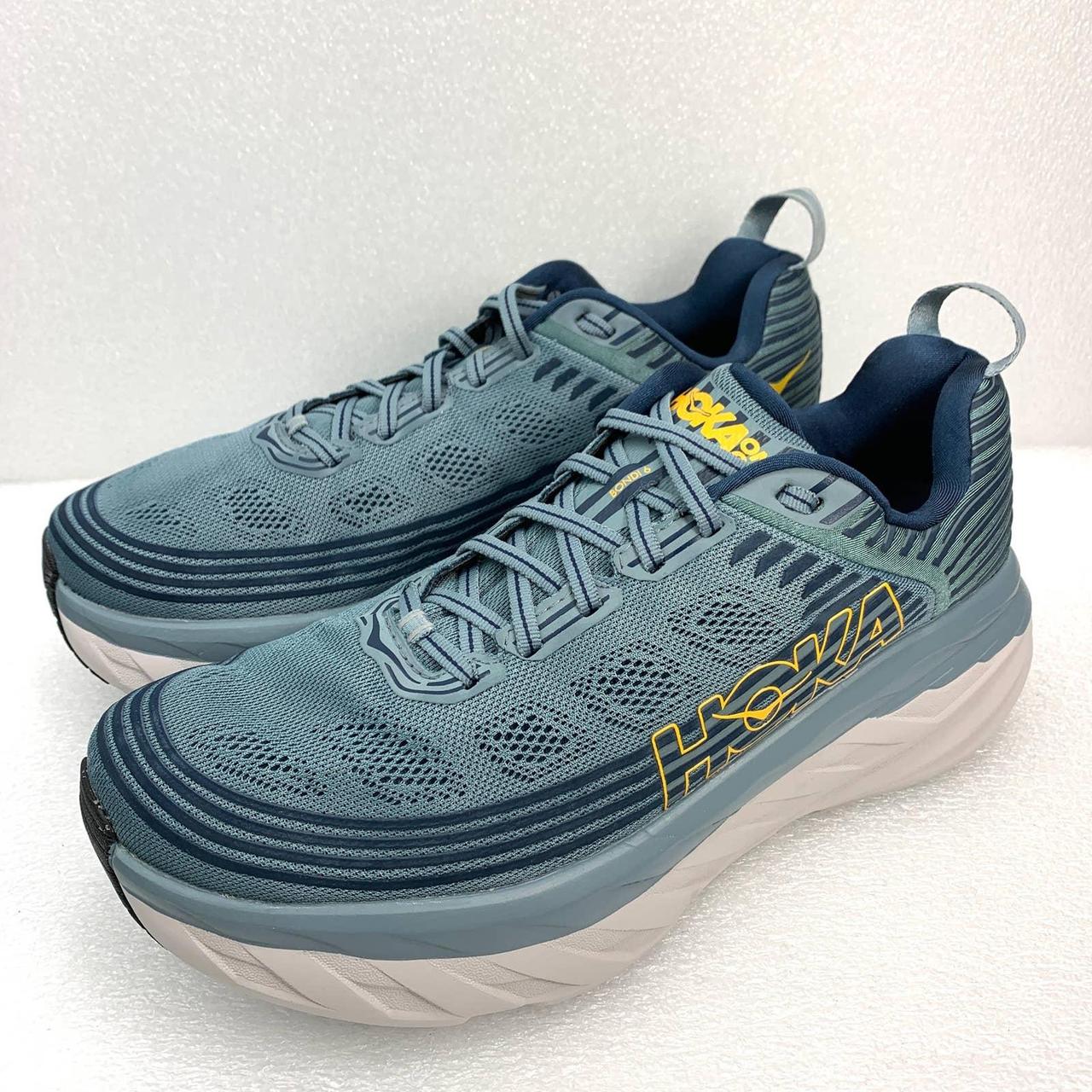 Hoka One One Men's Blue Trainers | Depop