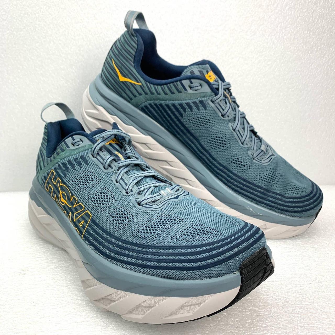 Hoka One One Men's Blue Trainers | Depop