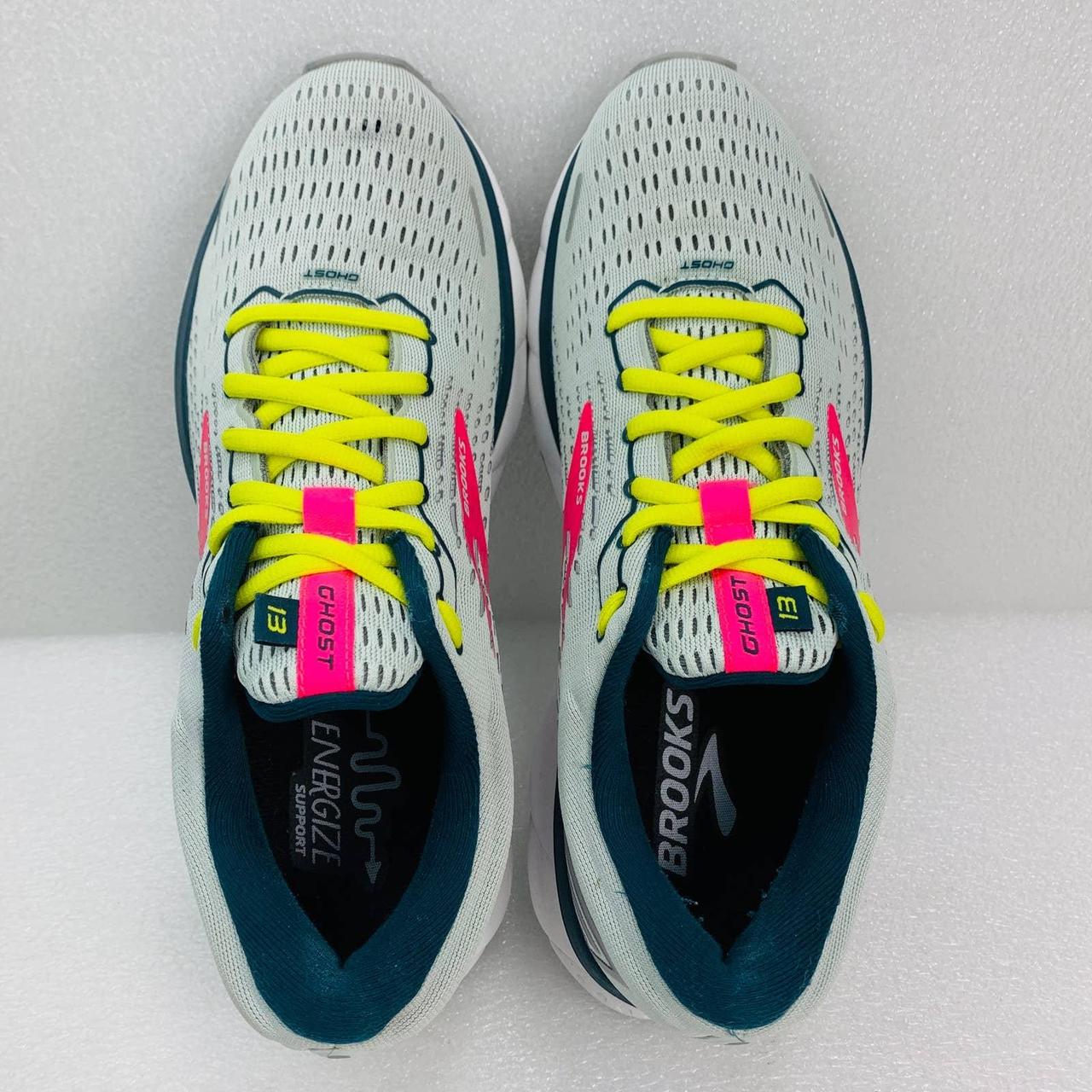 brooks grey and pink