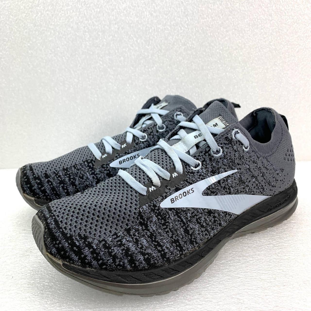 BROOKS Bedlam 2 Knit Running Shoes in Gray Black ... - Depop