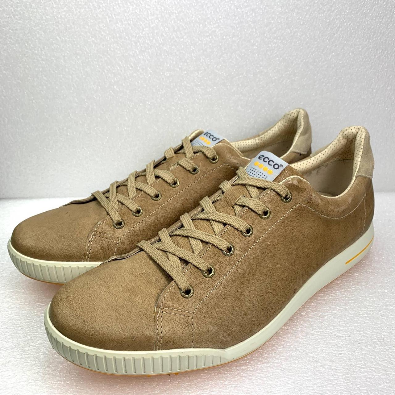 ECCO Hydromax Spikeless Golf Shoes in Brown Size... Depop