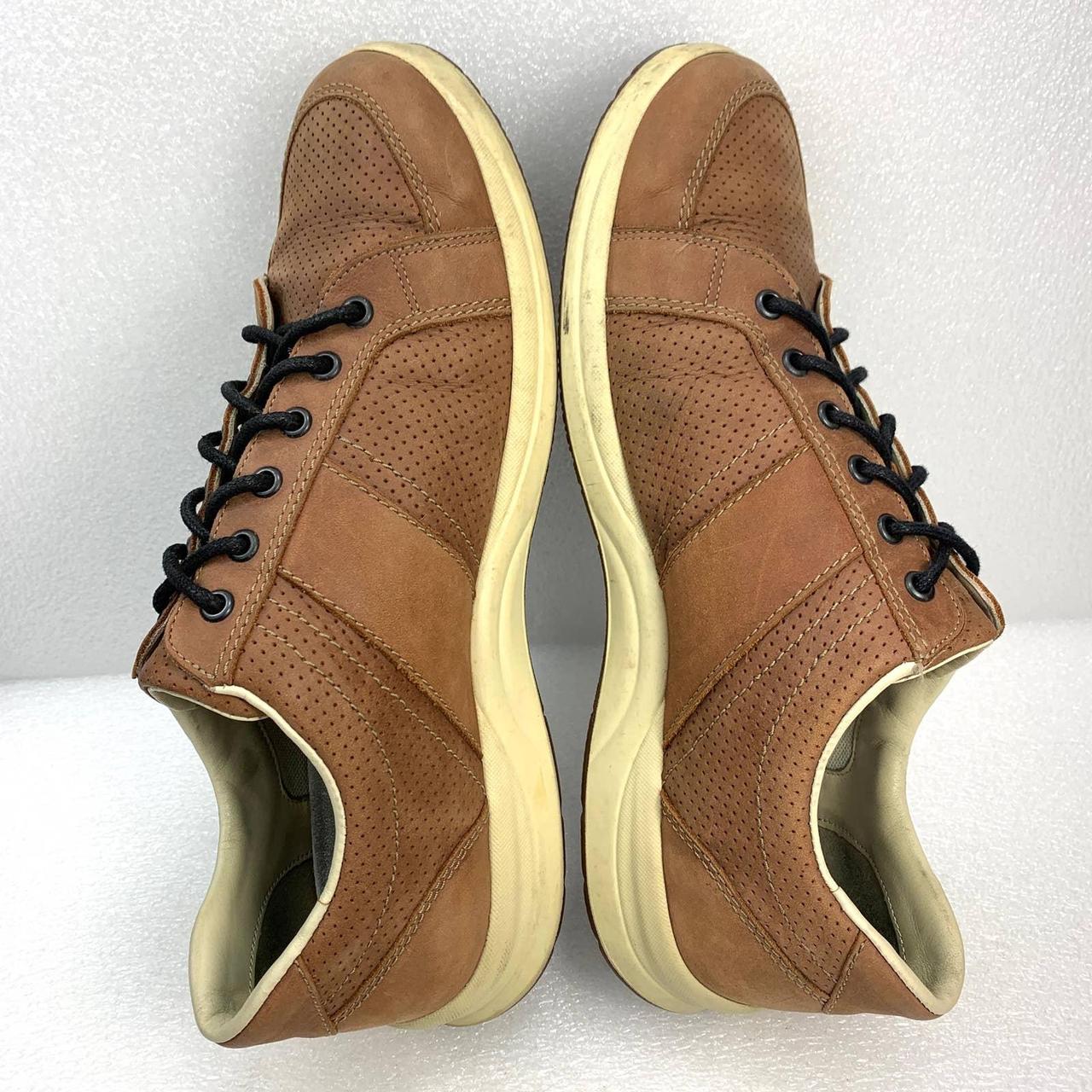 Mephisto Genuine Leather Sneaker in Brown / Tan Size... - Depop