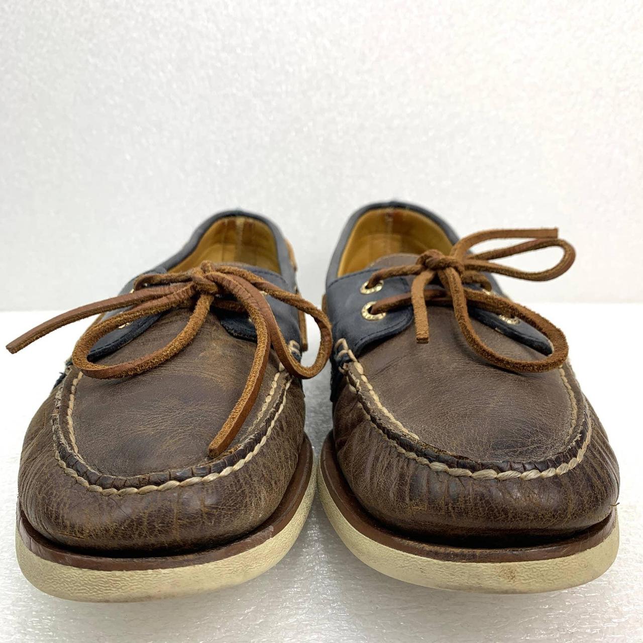 Sperry Authentic Original 2-Eye Boat Shoes in Brown... - Depop