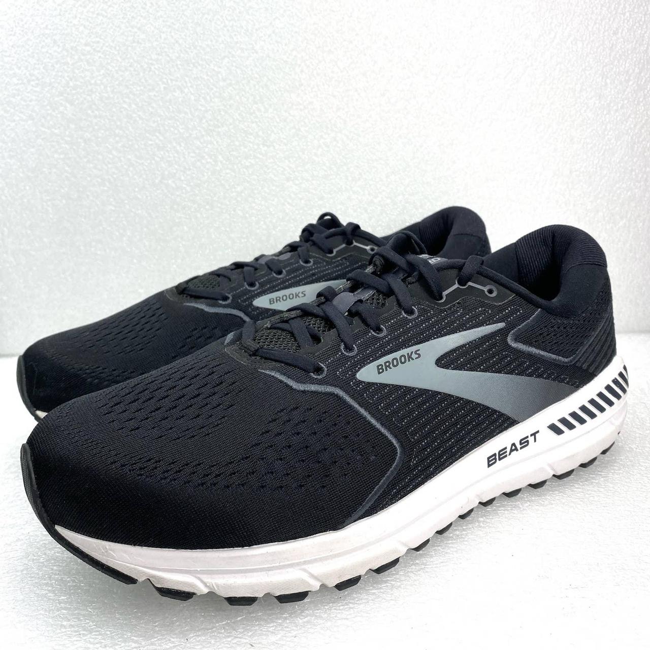 Brooks Beast '20 Running Shoes in Black Ebony... - Depop