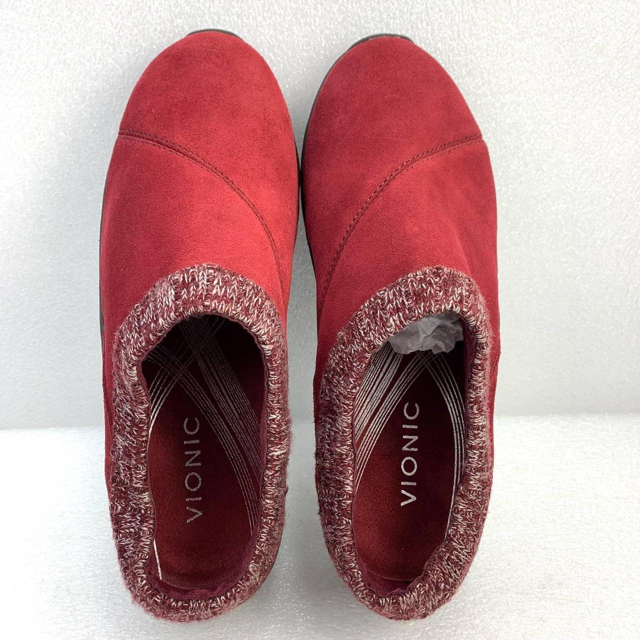 vionic red shoes
