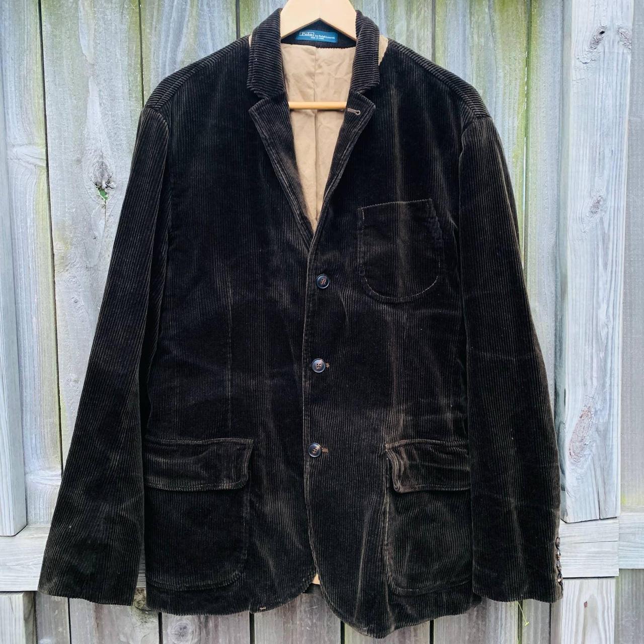 Polo RALPH LAUREN Corduroy Tailor Coat Suit Jacket... - Depop