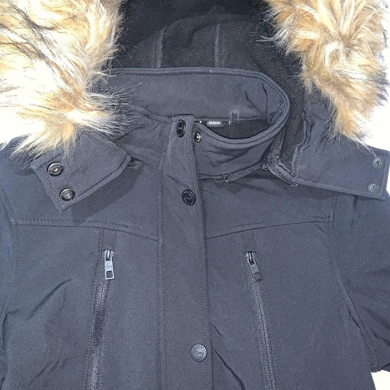 Canada Weathergear Softshell Fur Hood Parka Jacket... - Depop