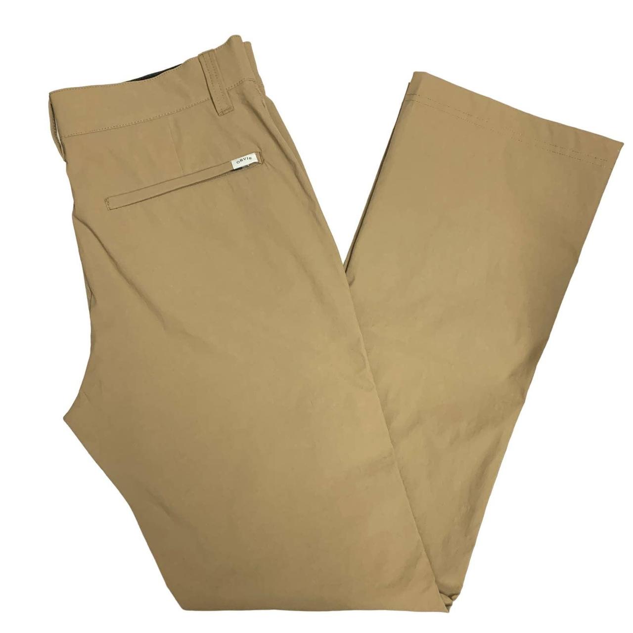 Orvis Chino Pant in Khaki Size Men's 32 Inseam... Depop