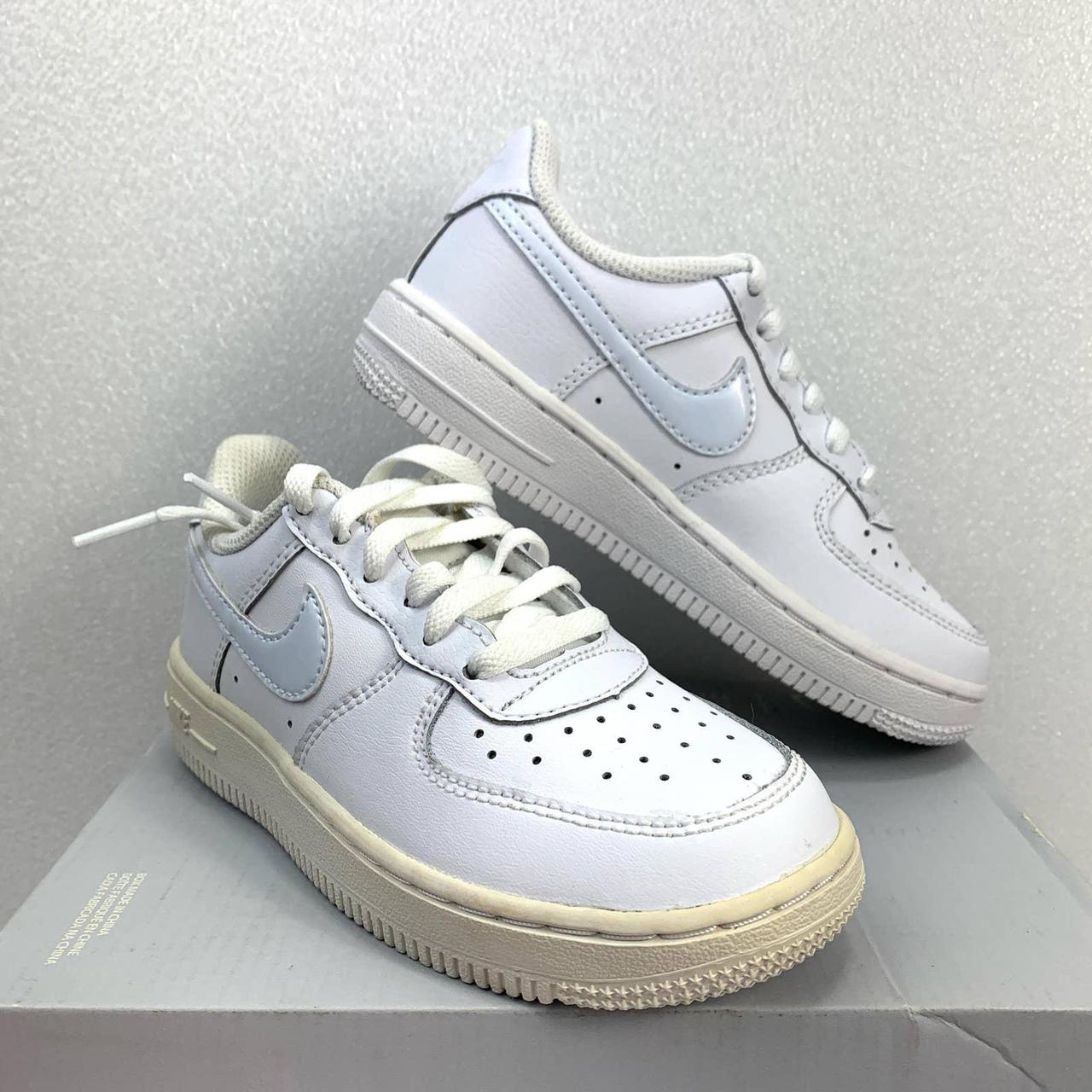 Nike Air Force 1 Sneaker Shoes in White Size Little... - Depop