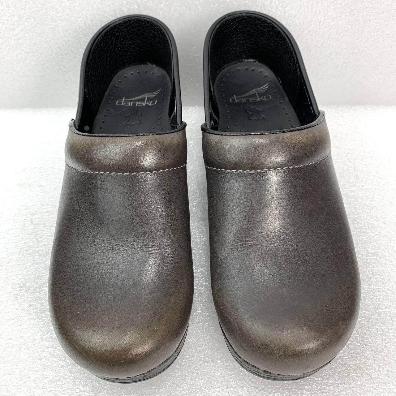 DANSKO Leather Clog in Light Brown Size Women's... - Depop