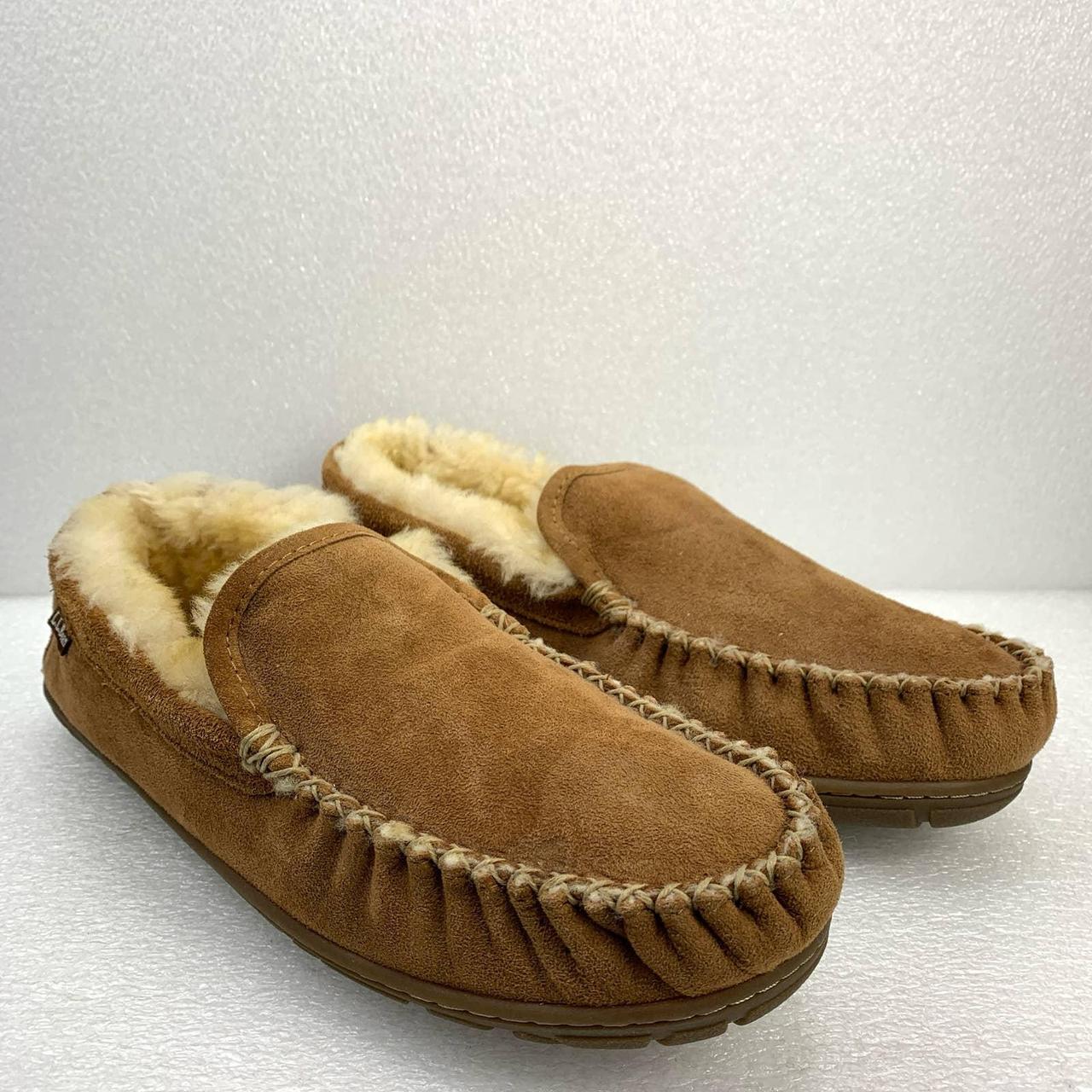 L.L. Bean Wicked Good Slippers in Brown Size Men s Depop