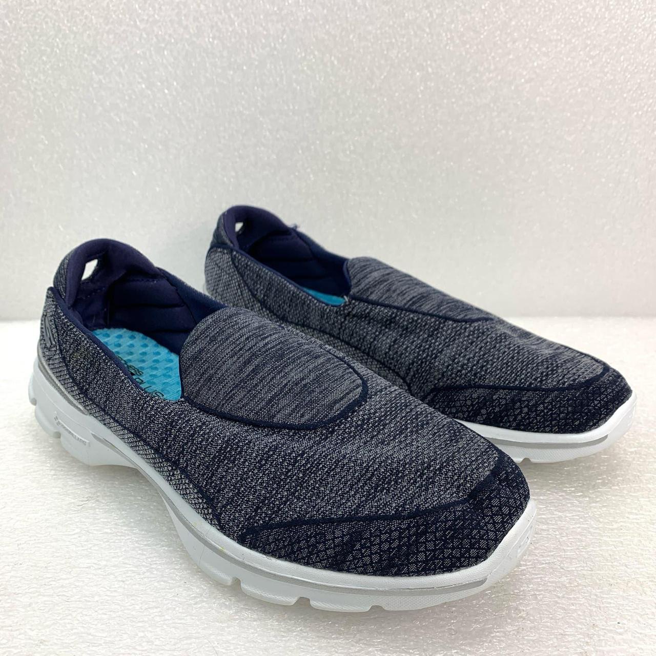 Skechers Go Walk Slip On Shoes in Navy Blue Size... - Depop