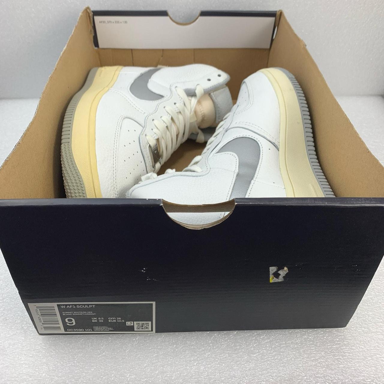 Nike Air Force 1 High Sculpt Silver DC3590-101 | Depop
