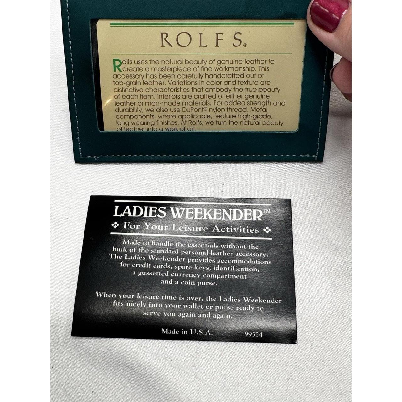 Source Unknown Women's Wallet - Green – The Rolfs… - image 3