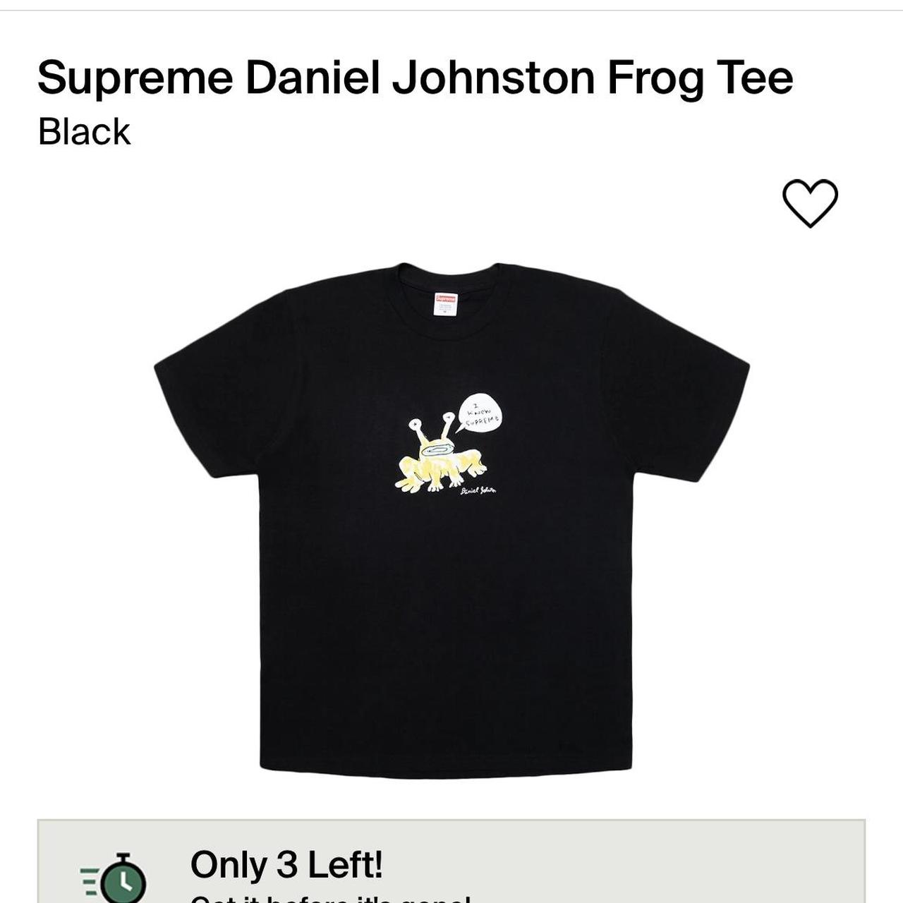 Supreme Daniel Johnston Frog Tee - Size Large -... - Depop