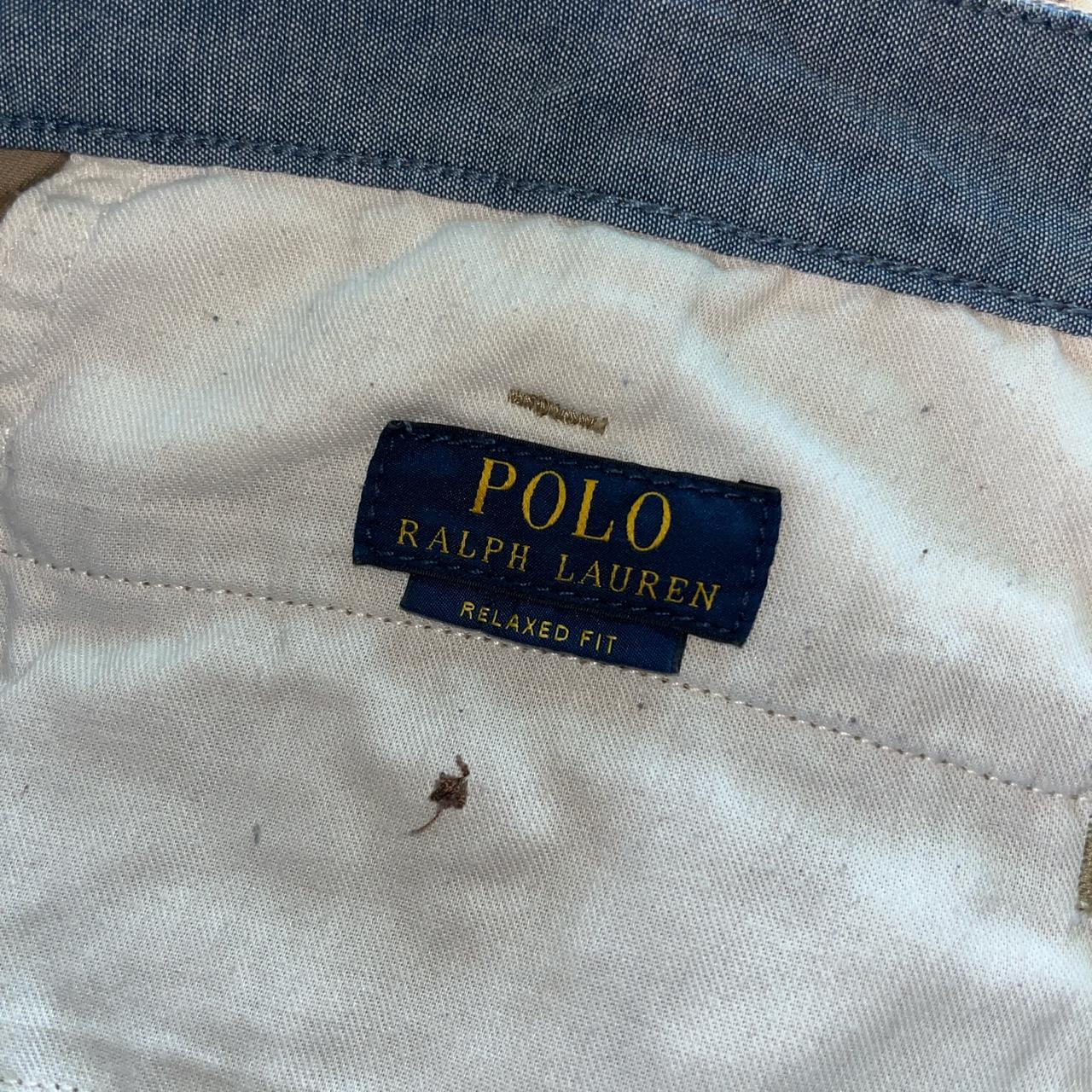 Polo Ralph Lauren Men's Khaki and Navy Shorts | Depop