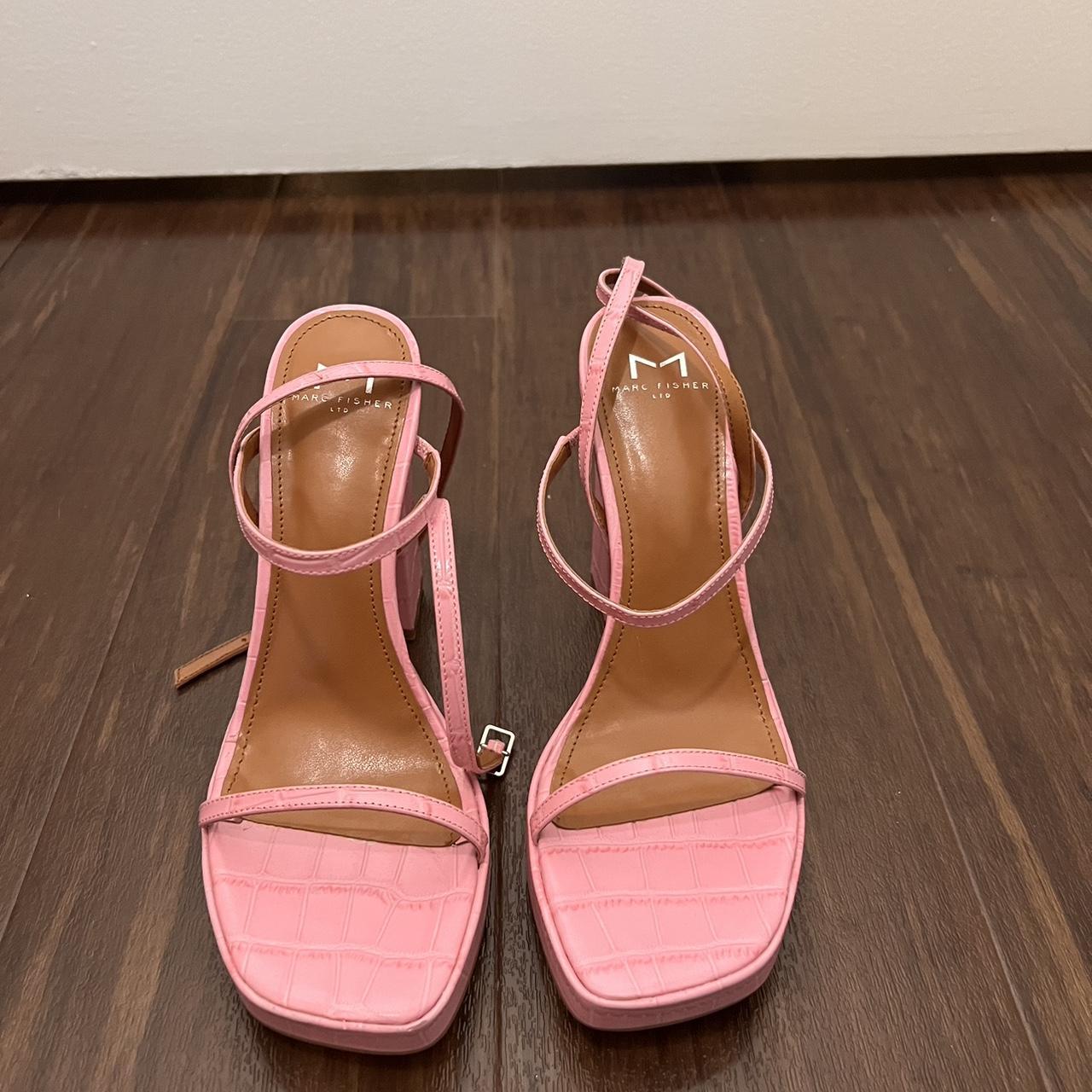 Marc Fisher: Katin Ankle strap PINK #sandals... - Depop