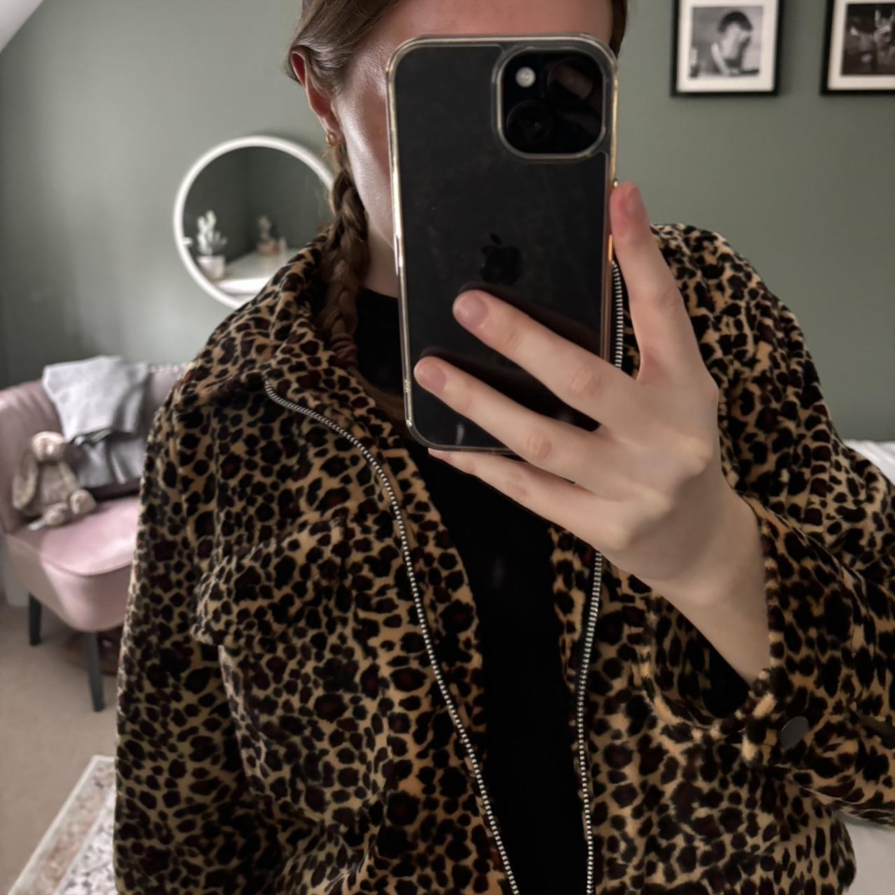 Leopard print jacket urban outfitters best sale