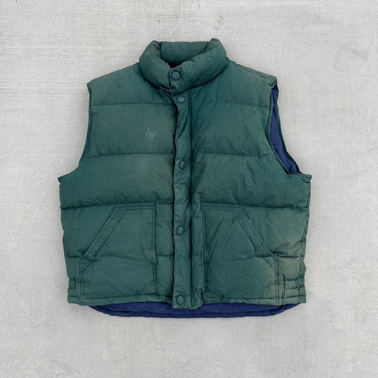 Vintage 2000s Dash Classics zip-up puffer vest... - Depop