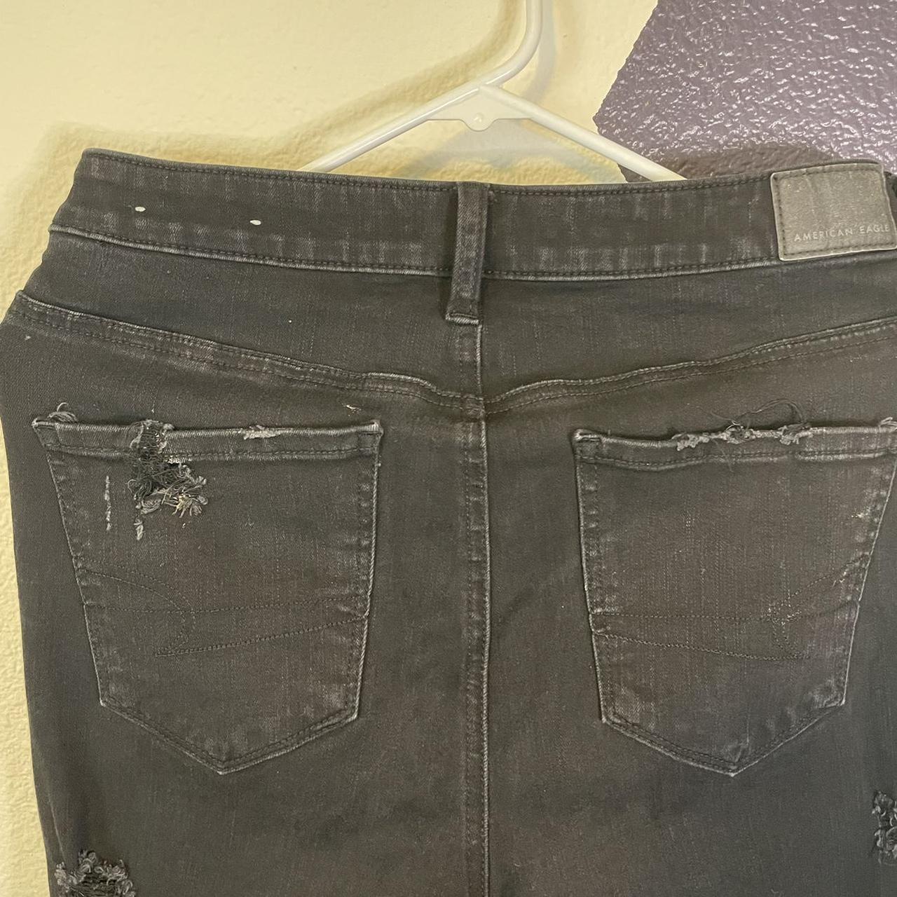 American Eagle Outfitters Women's Black Jeans Depop