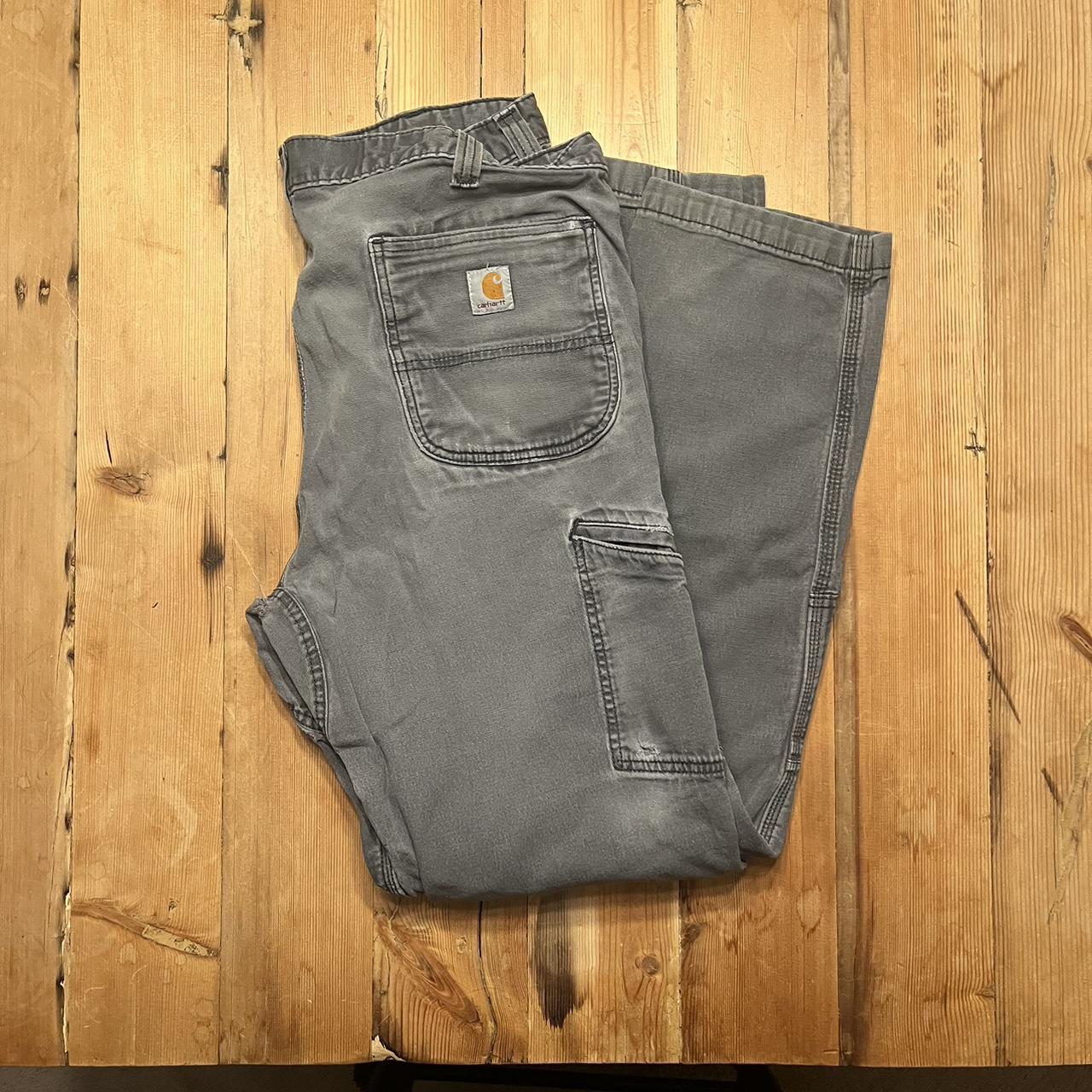 Vintage Carhartt Relaxed Double Knees Size... - Depop