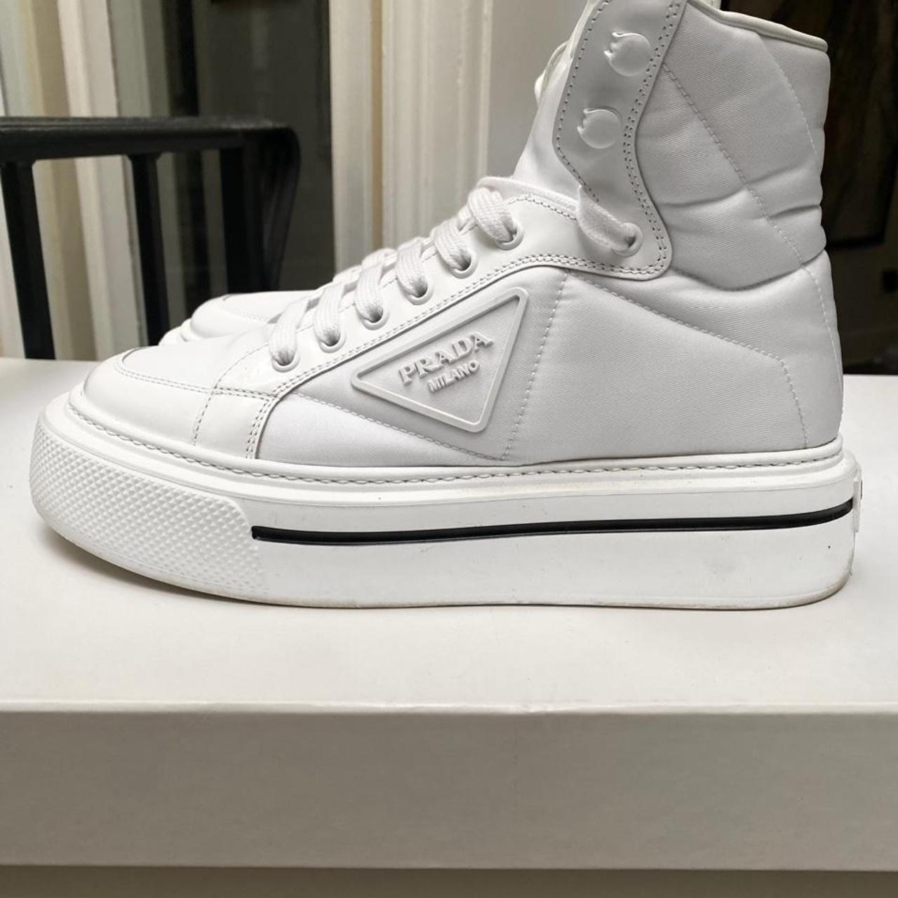 Prada high tops womens best sale