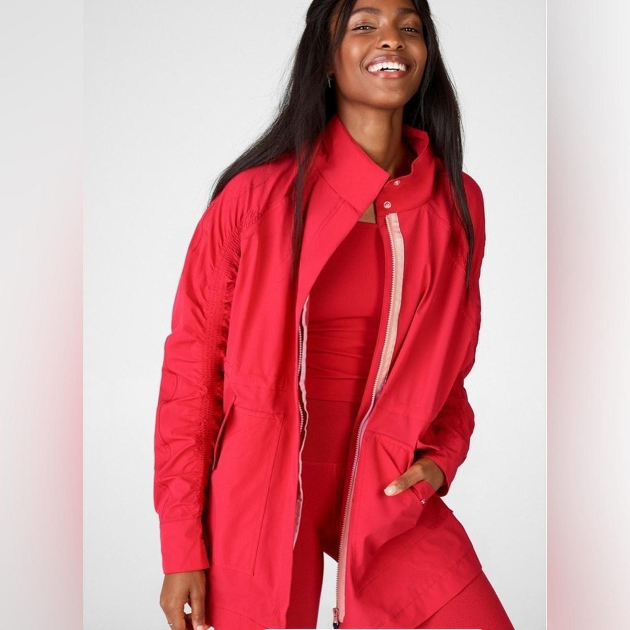 Fabletics Women's Lightweight Jacket - Red - L – … - image 1