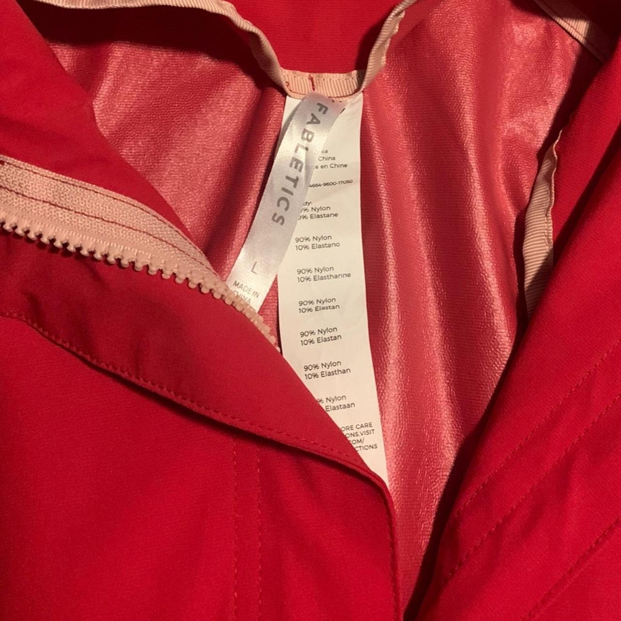 Fabletics Women's Lightweight Jacket - Red - L – … - image 6