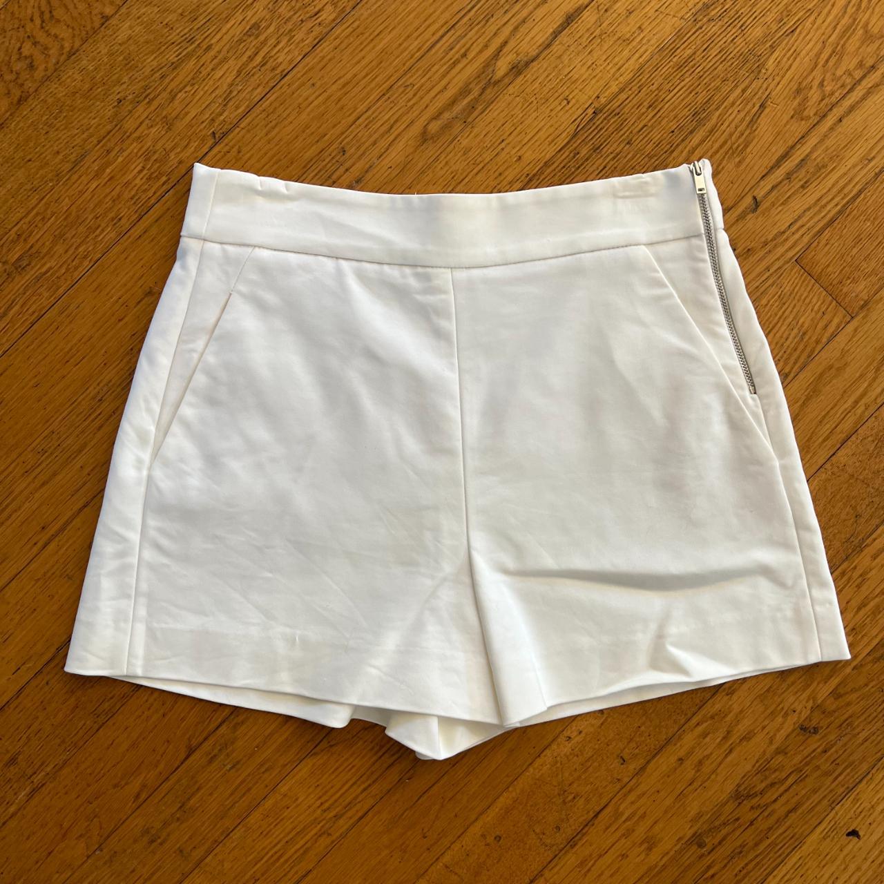 White Shorts - Zara - Depop