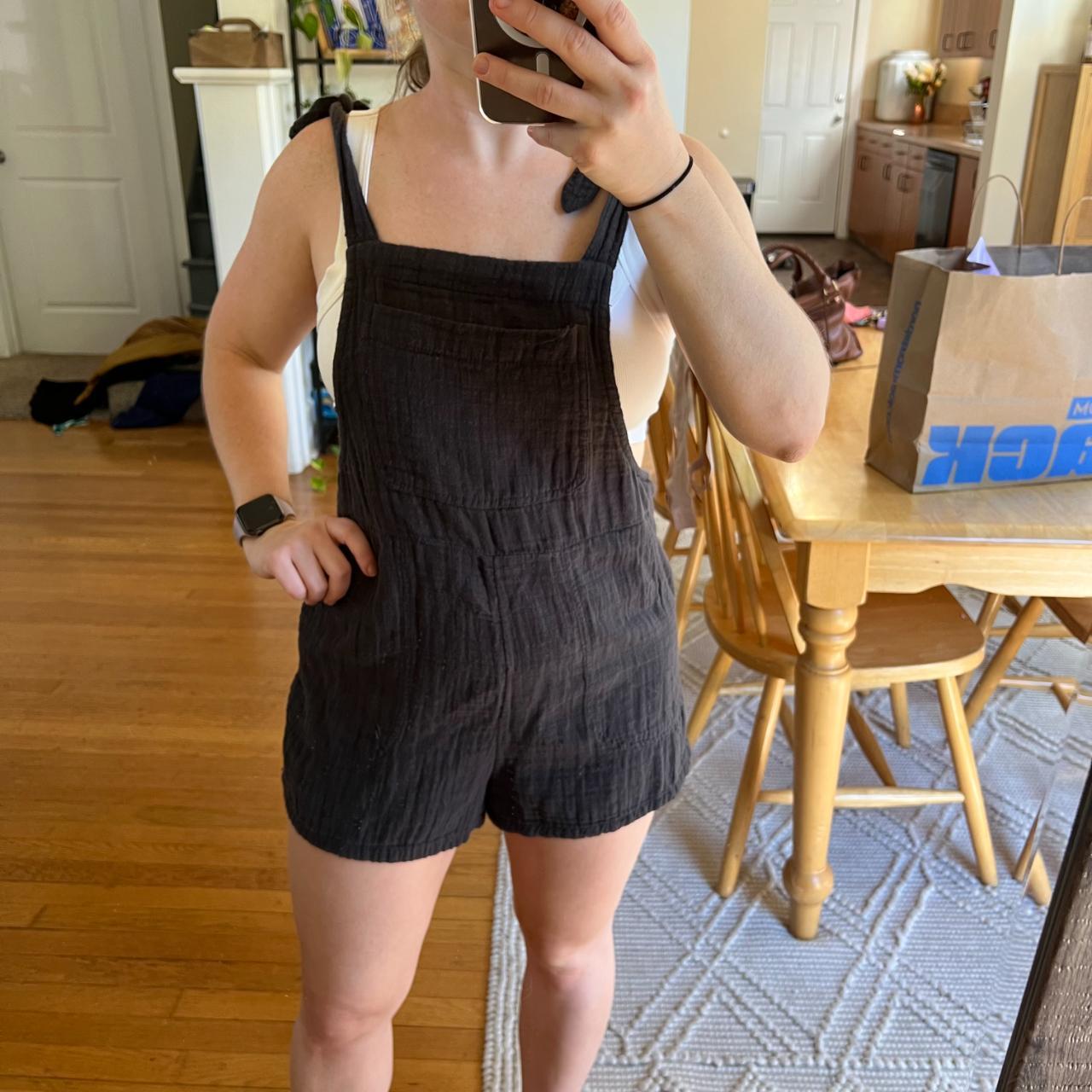 Aerie Gauze Overalls Depop