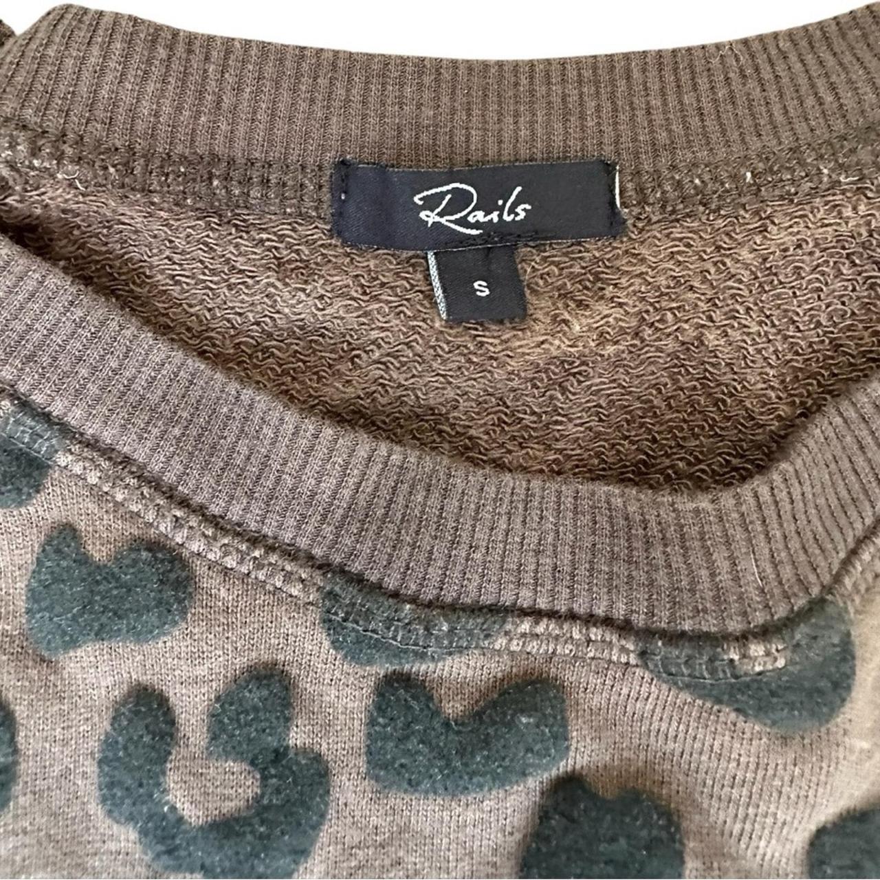 Rails Women's Sweatshirt - Black/Green - S – RAIL… - image 5