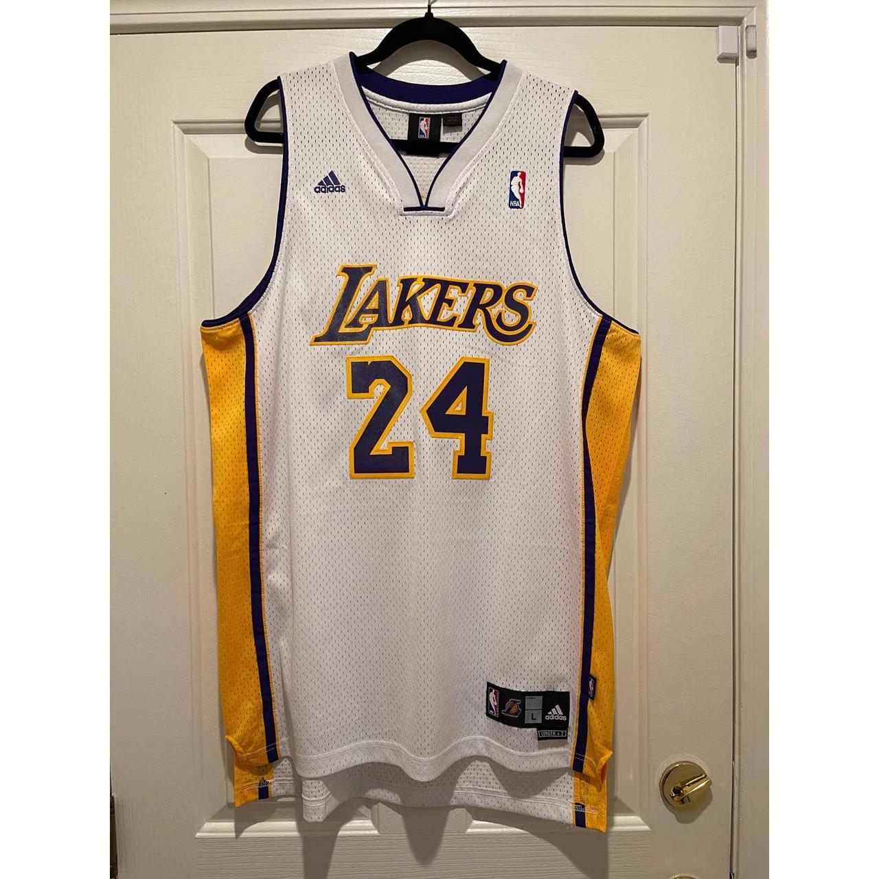 La lakers adidas basketball jersey. Kobe Bryant - Depop