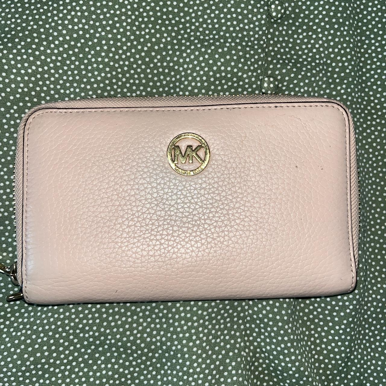 Cute pale pink authentic Michael Kors wallet in Depop