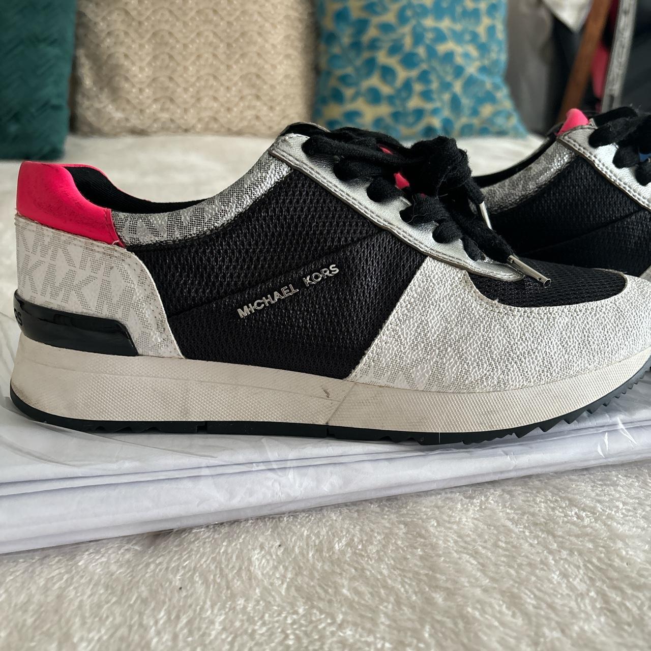 Pink michael deals kors trainers