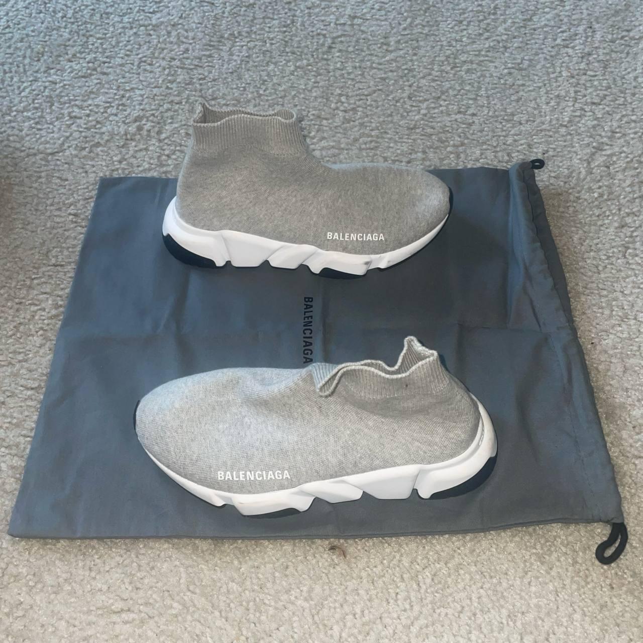 Grey Glitter Balenciaga Speed Balenciaga Speed Knit Womens
