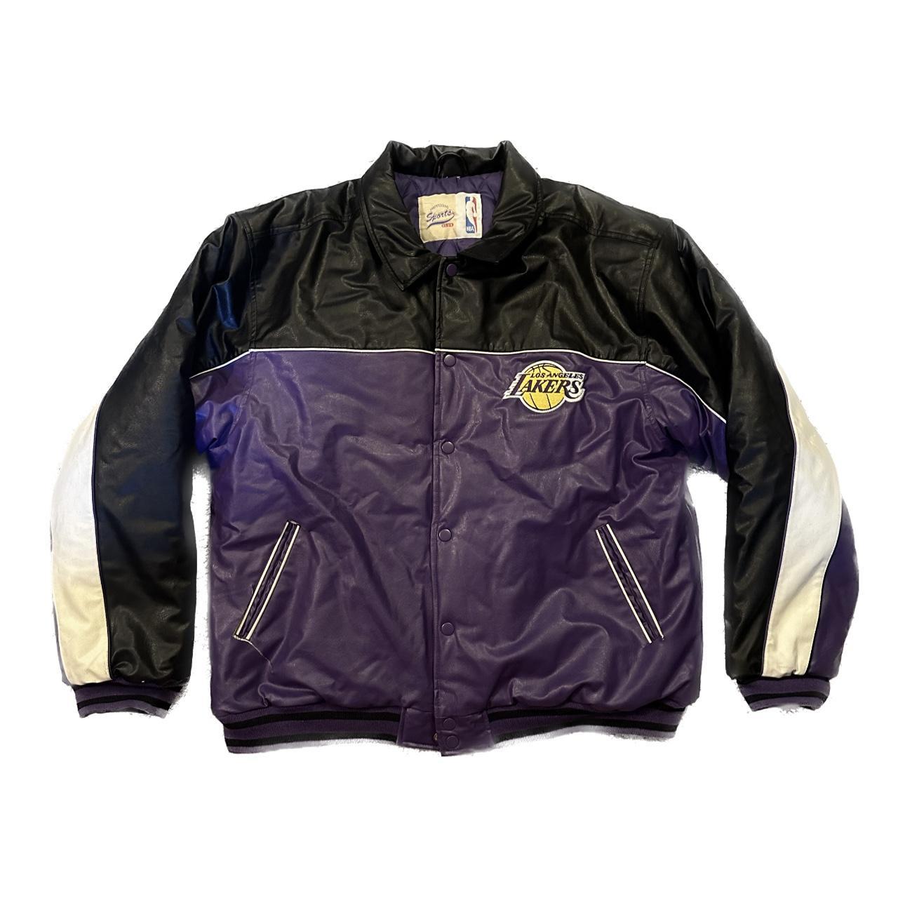 Vintage Lakers Warmup Jacketwith un authenticated - Depop