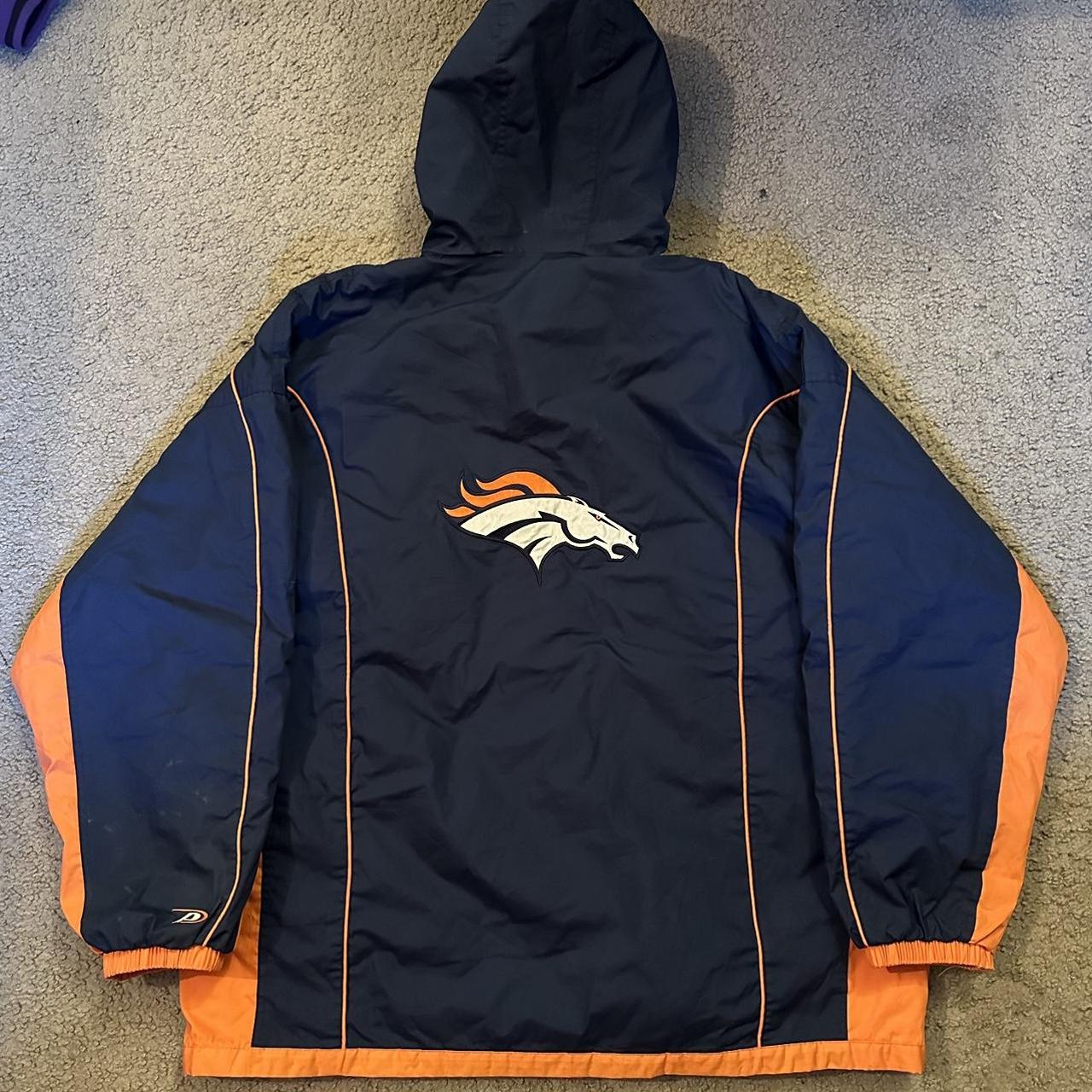 Vintage Denver Broncos Champion brand winter jacket - Depop