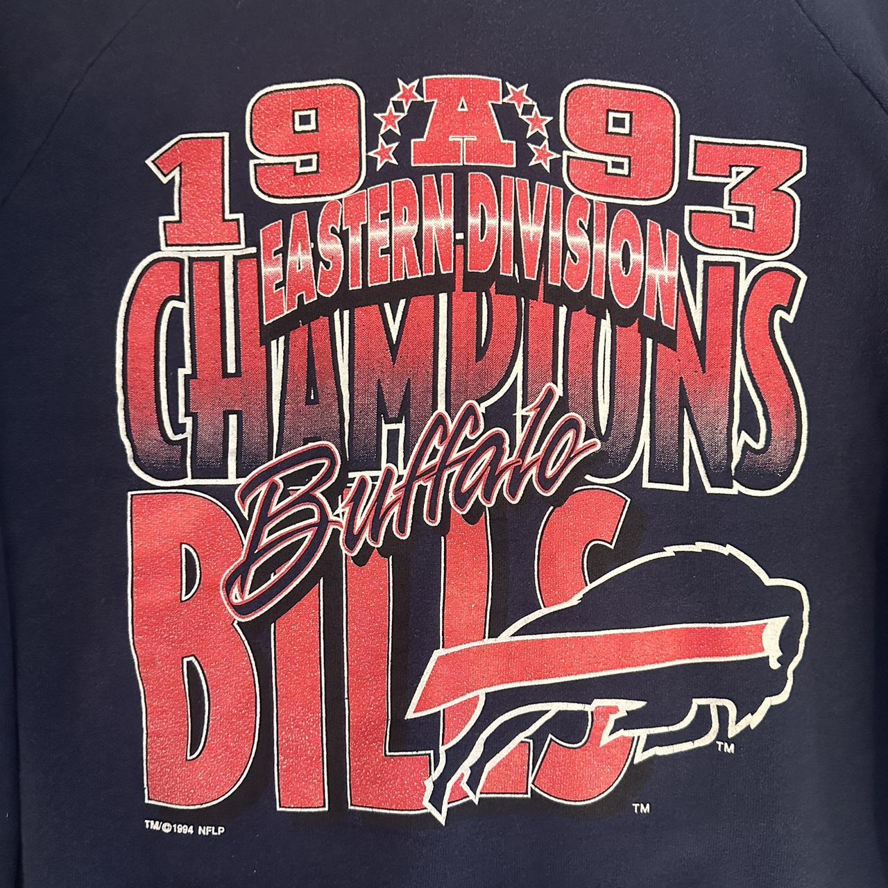 90s Buffalo Bills Crewneck Sweatshirt AFC Eastern Champions