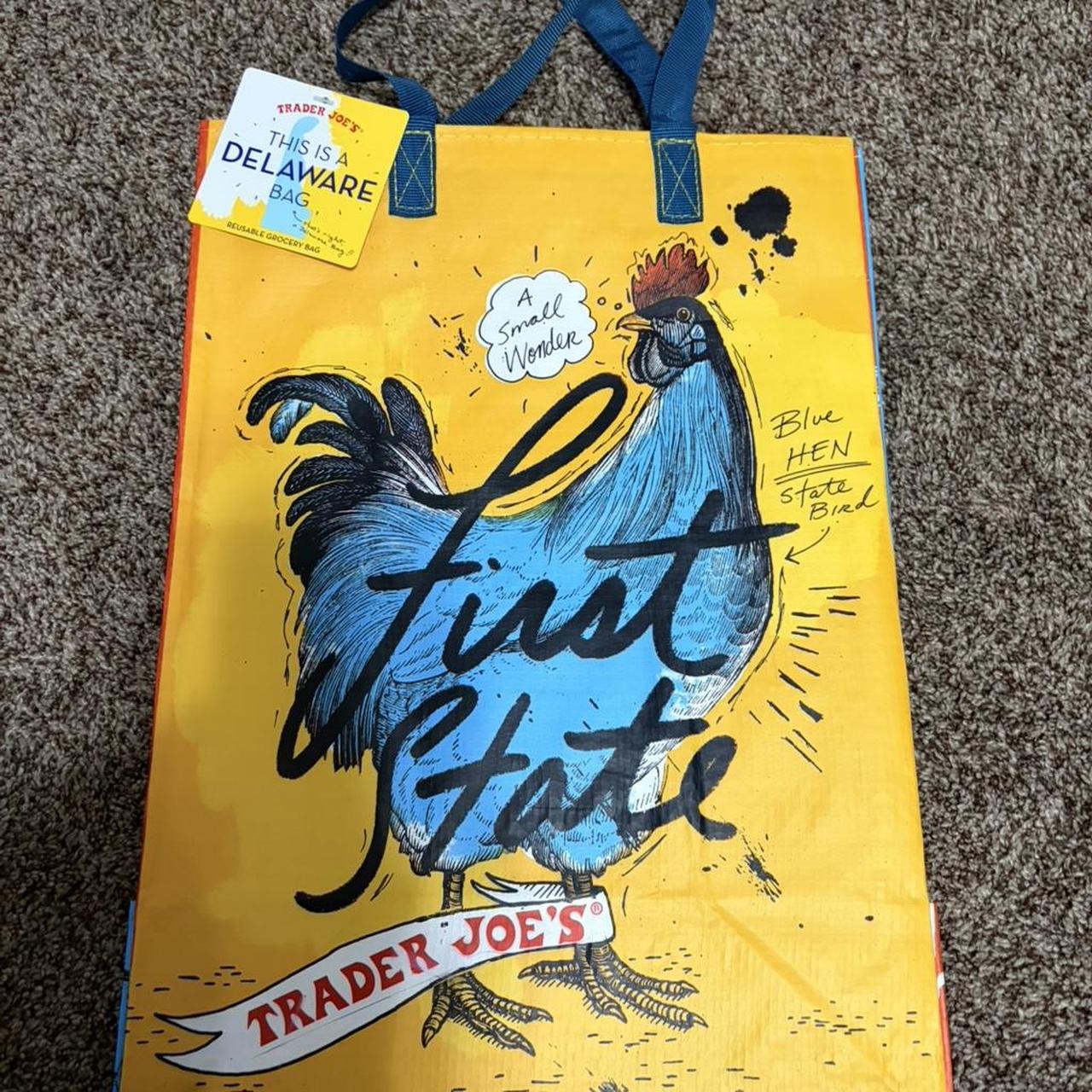 Trader Joe's Women's Bag - Yellow/Multi – Trader … - image 1