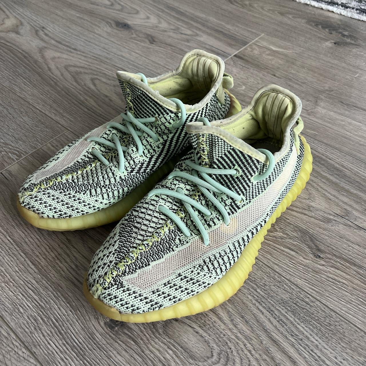 Adidas yeezy shop green trainers