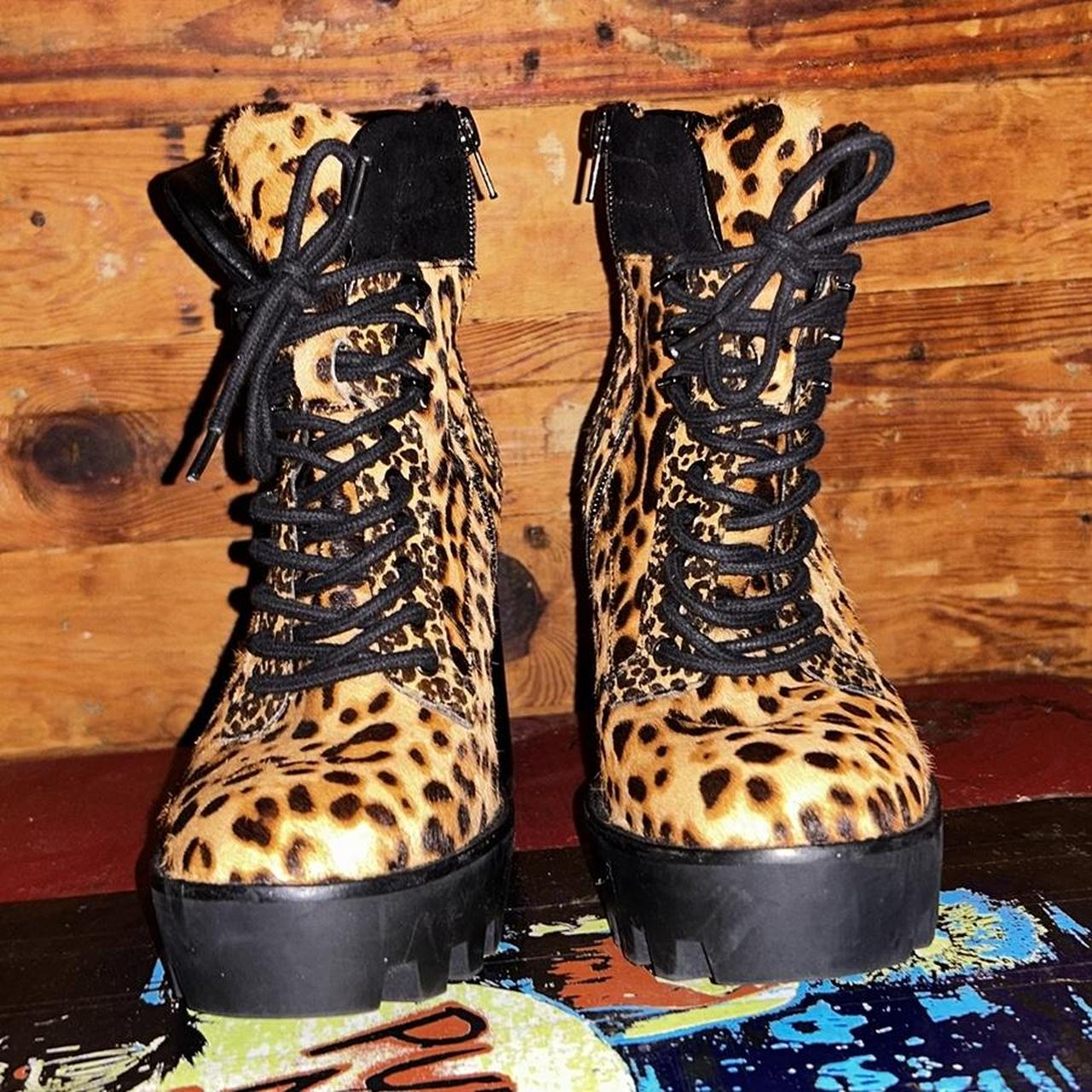 gianni bini leopard boots