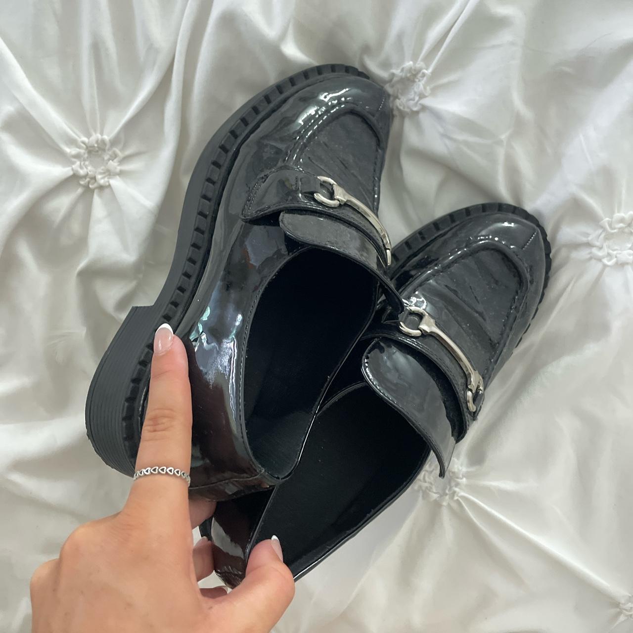 Loafers in black leather Size 9 in perfect condition... - Depop