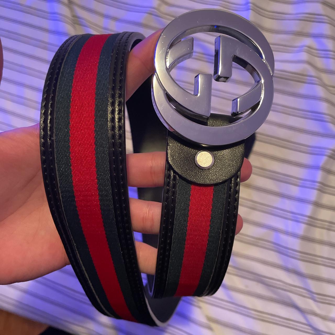 Gucci belt original green and red color way dope... - Depop