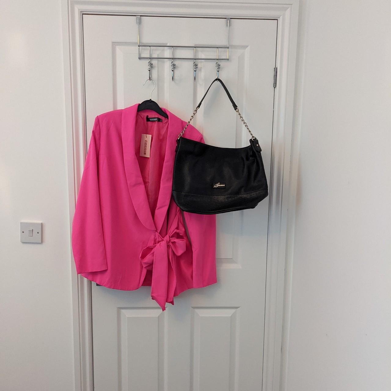 Beautiful Missguided Neon pink blazer. U.K size 8 or. Depop