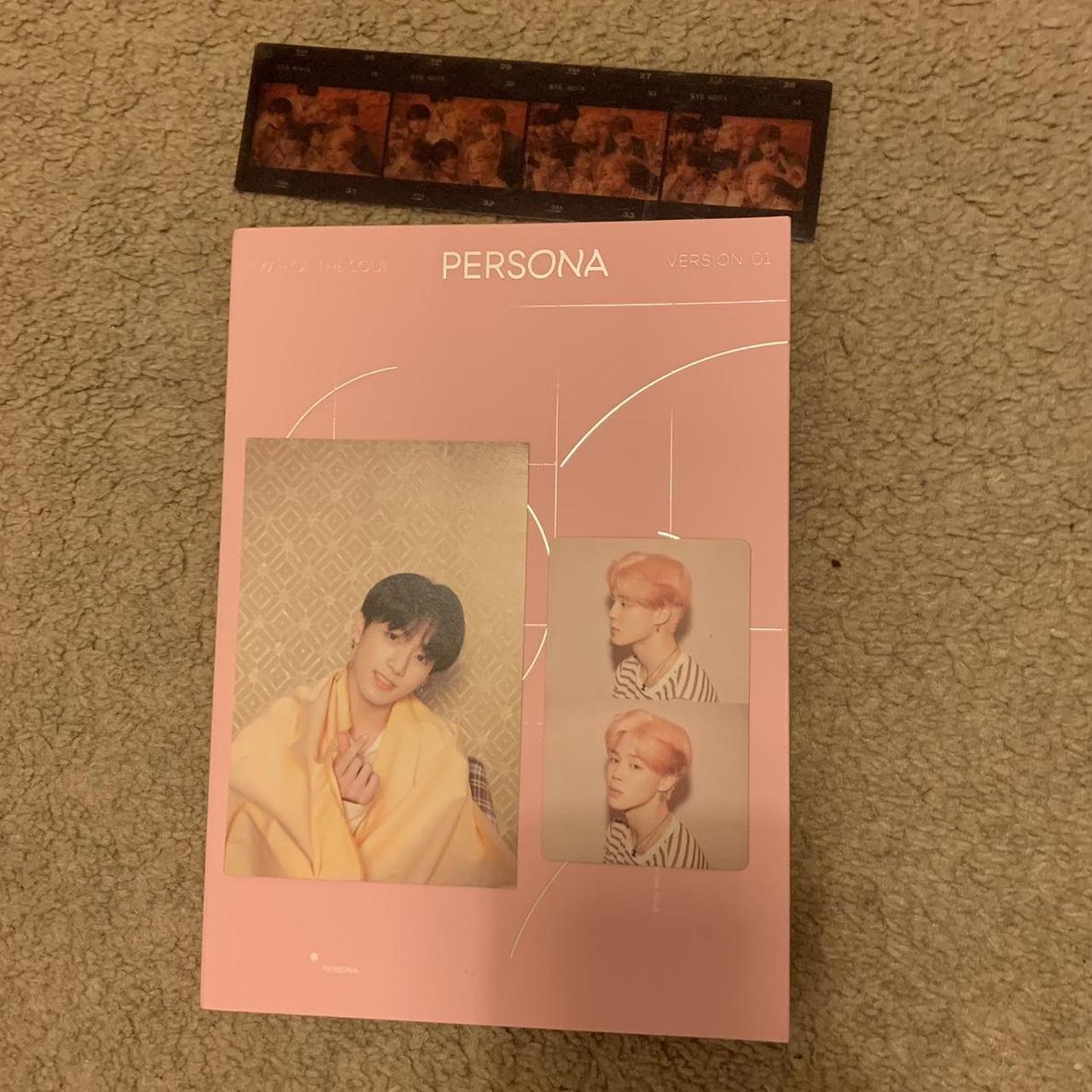 bts persona album all inclusions shown postcard can... - Depop