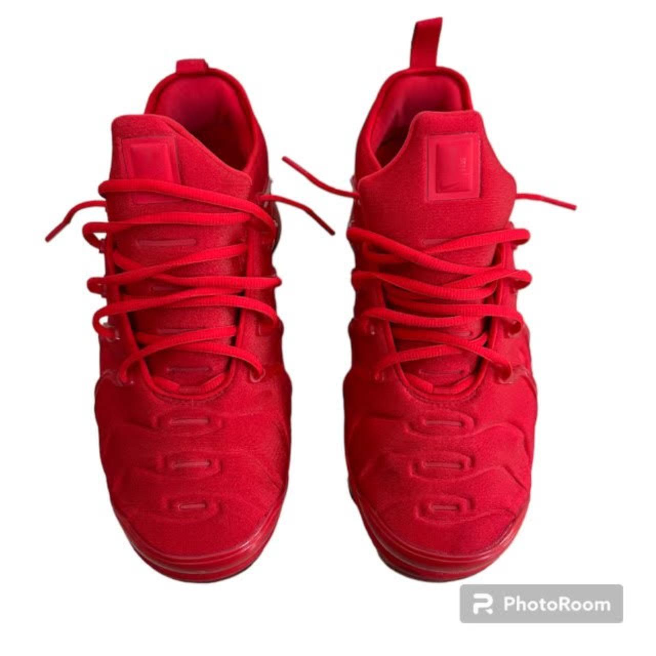 all red nike vapormax
